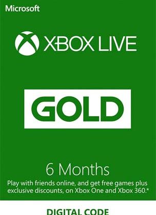 Xbox Live Gold 6 month (EU)
